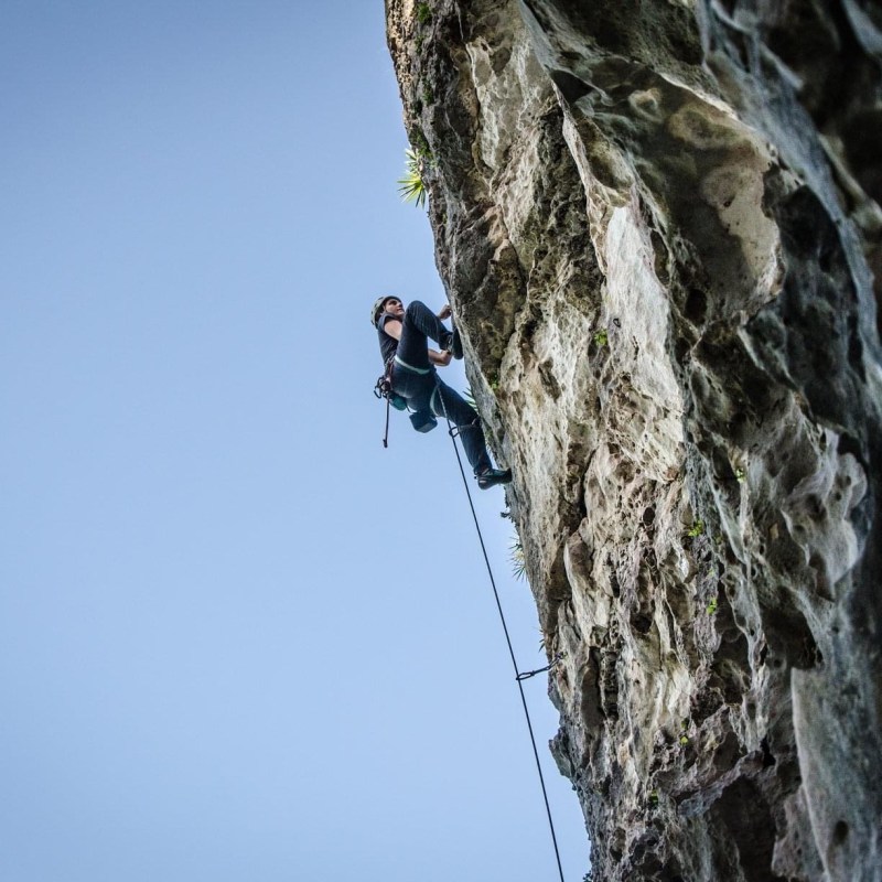 a person that is standing in the snow