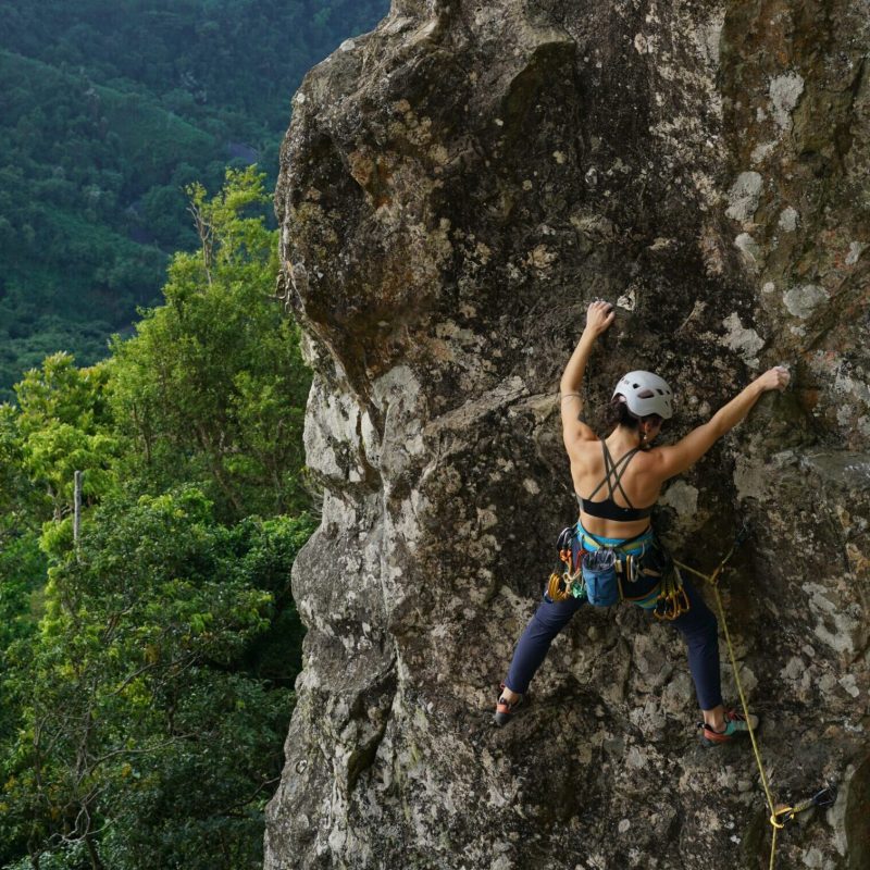 a man standing on top of a mountain