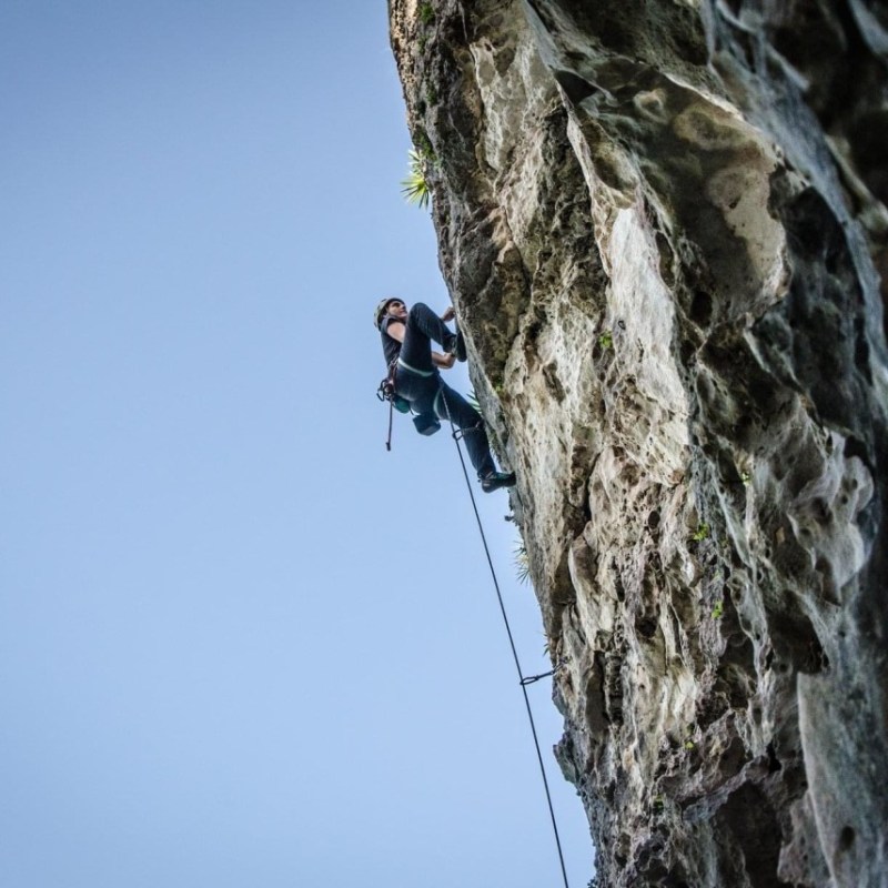 a person standing on top of a hill